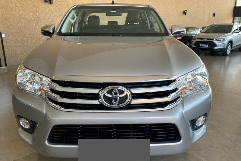 HILUX 2.7 SRV 4X2 CD 16V FLEX 4P AUTOMÁTICO ANO 2018 COR CINZA