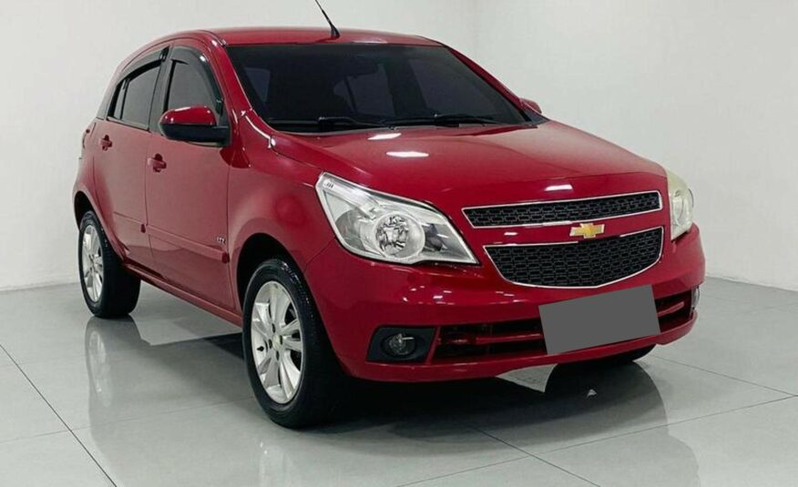 CHEVROLET AGILE 1.4 MPFI LTZ 8V FLEX 4P MANUAL  ANO 2014 COR VERMELHO