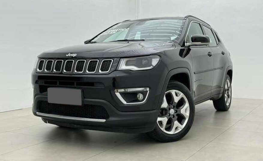 JEEP COMPASS 2.0 16V FLEX LIMITED AUTOMÁTICO ANO 2017 COR PRETO