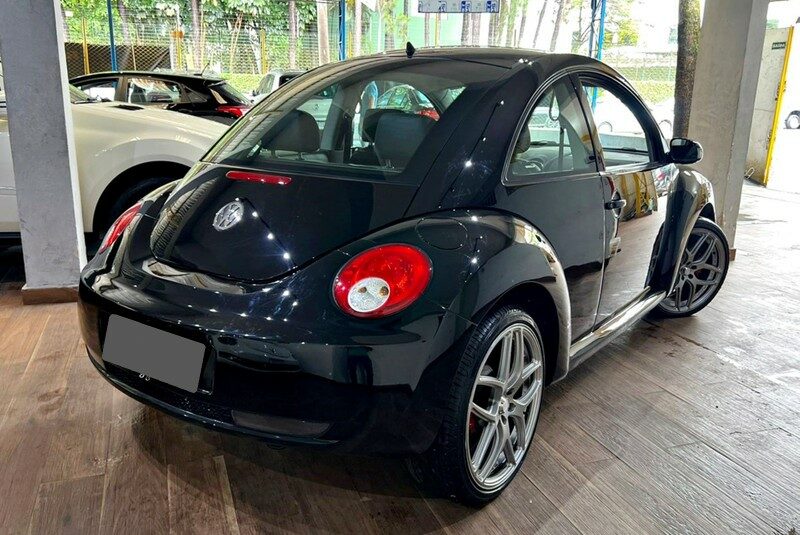 VOLKSWAGEN NEW BEETLE 2.0 MI 8V GASOLINA 2P MANUAL ANO 2008 COR PRETO