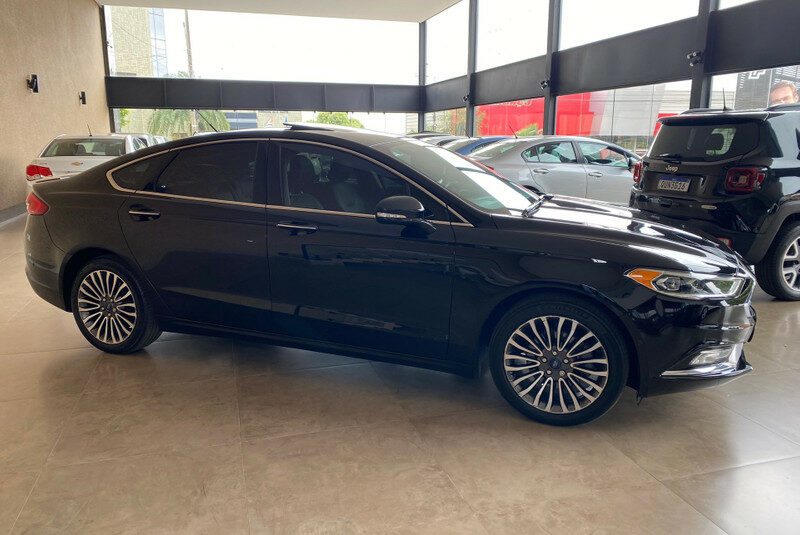 FUSION 2.0 TITANIUM AWD 16V GASOLINA 4P AUTOMÁTICO ANO 2018 COR PRETO