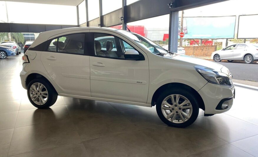 CHEVROLET AGILE 1.4 MPFI LTZ 8V FLEX 4P MANUAL ANO 2014 COR BRANCO